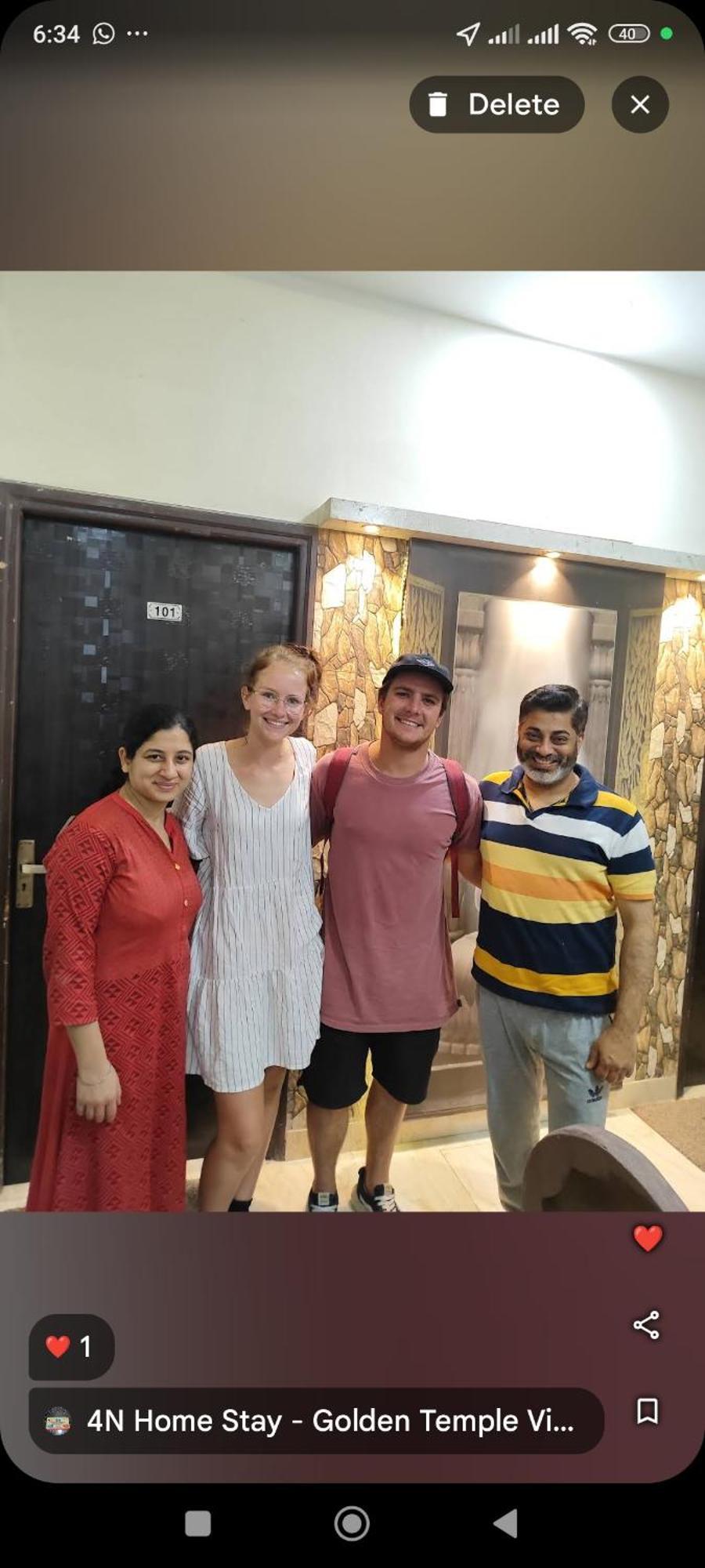 4N Homestay- Golden Temple View Amritsar Eksteriør billede